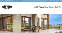 Desktop Screenshot of doorworld.com.au
