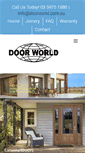 Mobile Screenshot of doorworld.com.au